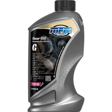 MPM Gearbox Oil Premium Synthetic G 75W-90 1L