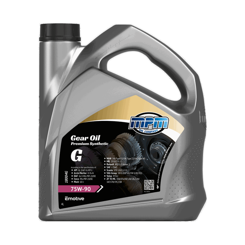 MPM Gearbox Oil Premium Synthetic G 75W-90 4L
