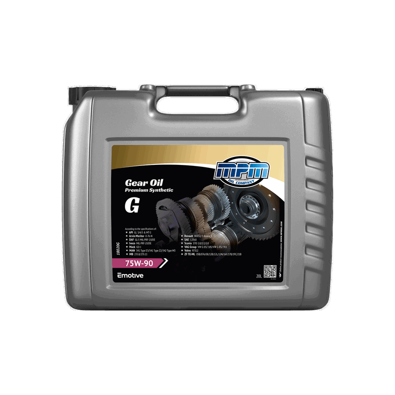MPM Gearbox Oil Premium Synthetic G 75W-90 20L