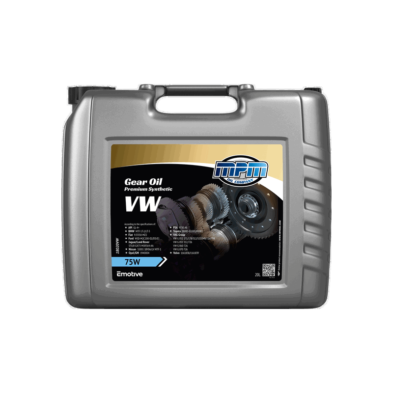MPM Gearbox Oil Premium Synthetic VW 75W 20L