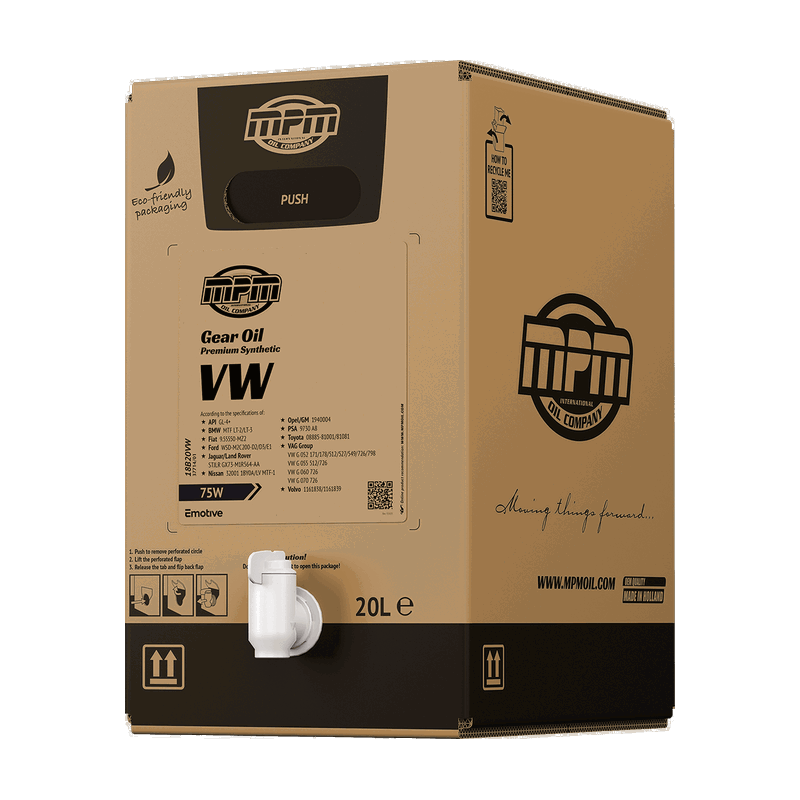 MPM Gearbox Oil Premium Synthetic VW 75W 20L