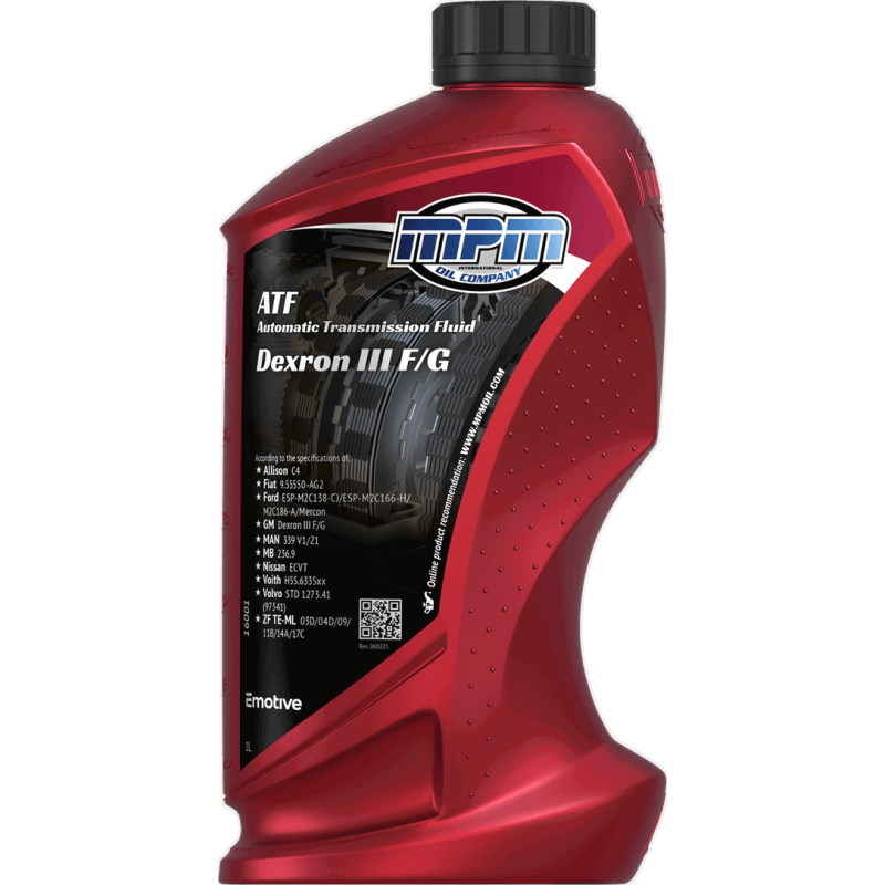 MPM ATF Automatic Transmission Fluid Dexron III F/G 1L