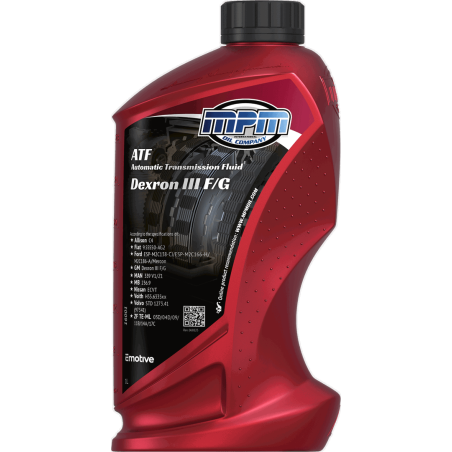 MPM ATF Automatic Transmission Fluid Dexron III F/G 1L
