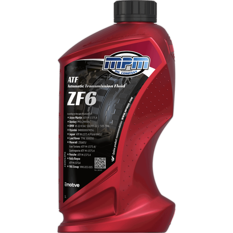 MPM ATF Automatic Transmission Fluid ZF6 1L