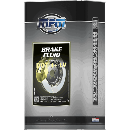 MPM Brake Fluid Low Viscosity DOT 4+ LV 5L