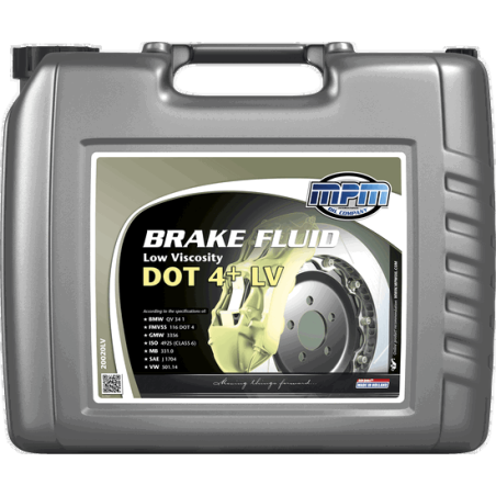 MPM Brake Fluid Low Viscosity DOT 4+ LV 20L