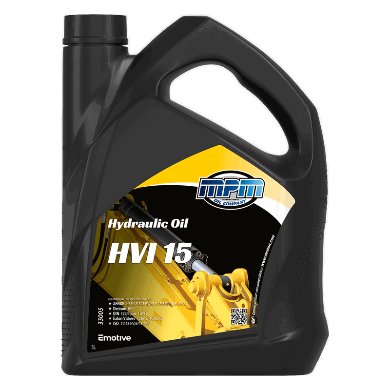 MPM Hydraulic Oil HVI 15 5L
