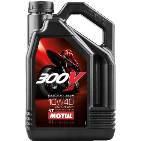 MOTUL 300V FACTORY LINE ROAD RACING 4T 10W40 4L