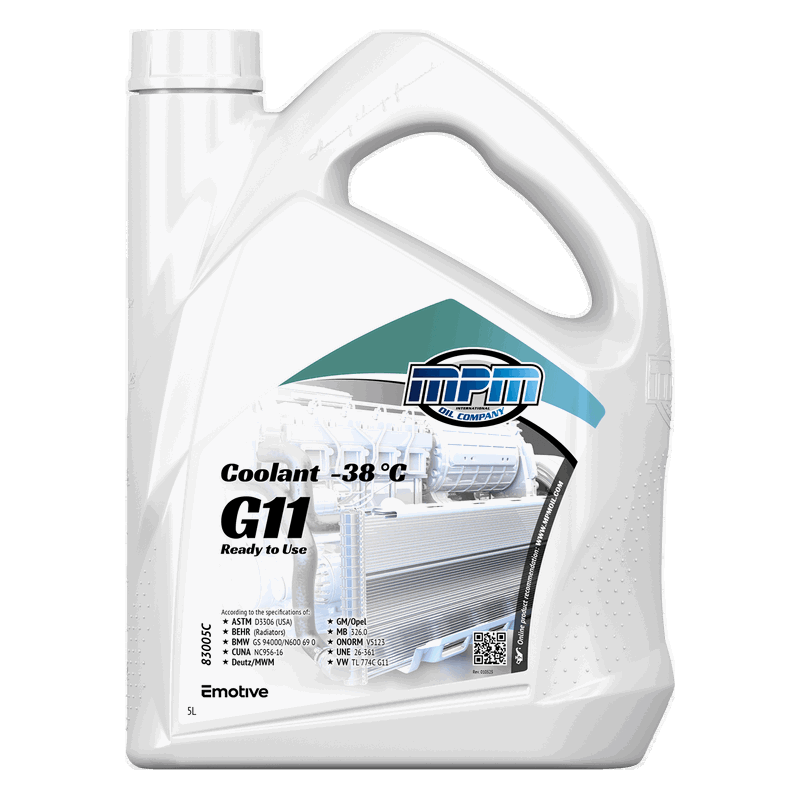 MPM Coolant -38°C G11 Ready to Use 5L