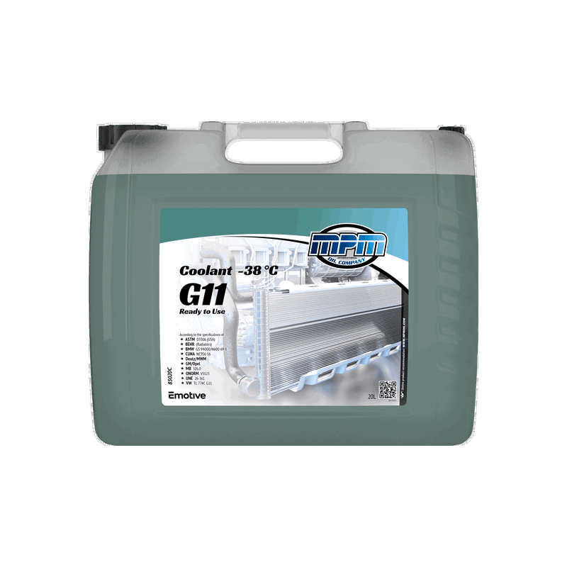 MPM Coolant -38°C G11 Ready to Use 20L