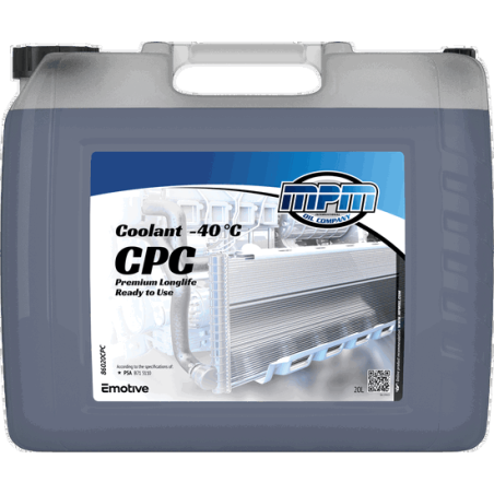 MPM Coolant Premium Longlife -40°C CPC Ready to Use 20L