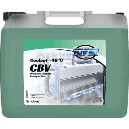 MPM Coolant Premium Longlife -40°C CBV Ready to Use 20L