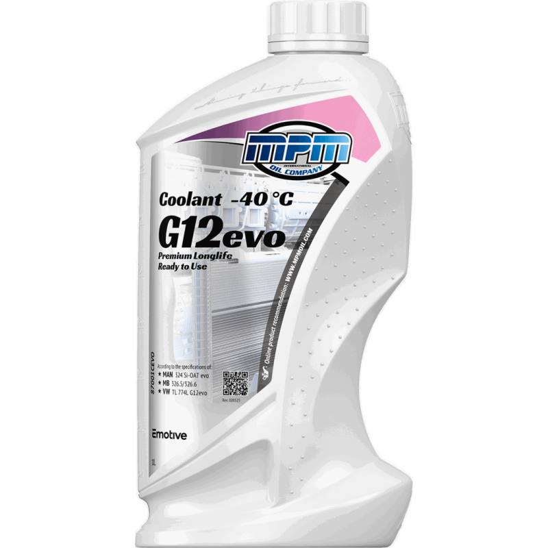 MPM Coolant Premium Longlife -40°C G12evo Ready to Use 1L
