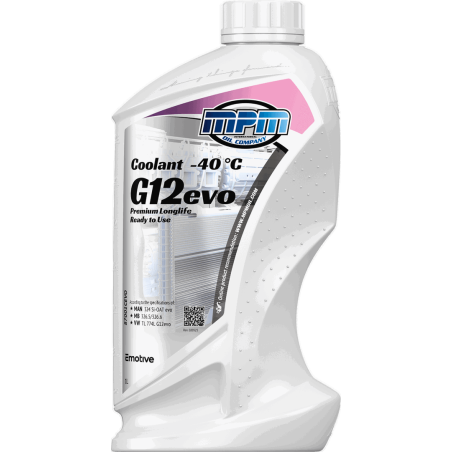 MPM Coolant Premium Longlife -40°C G12evo Ready to Use 1L