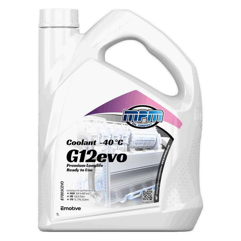 MPM Coolant Premium Longlife -40°C G12evo Ready to Use 5L