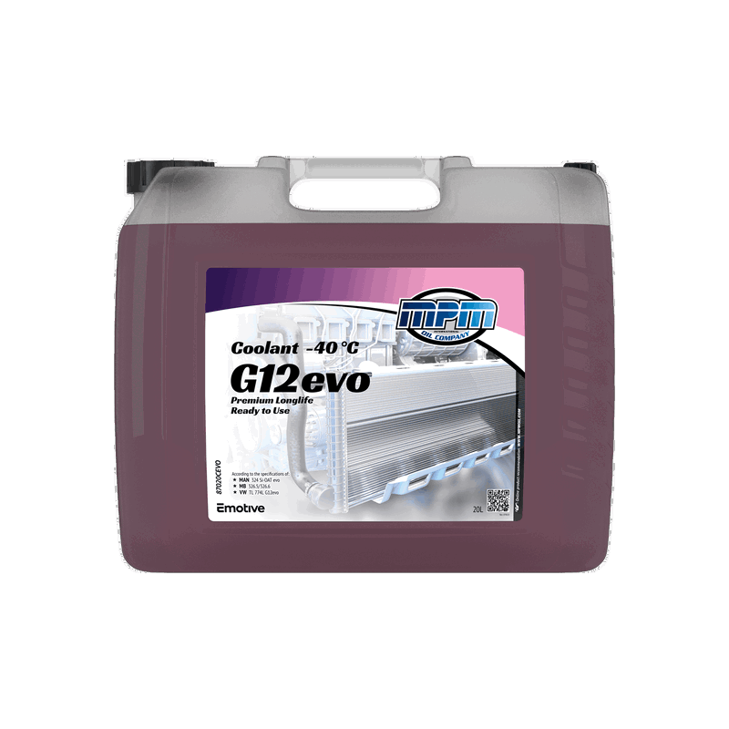 MPM Coolant Premium Longlife -40°C G12evo Ready to Use 20L