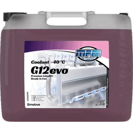 MPM Coolant Premium Longlife -40°C G12evo Ready to Use 20L