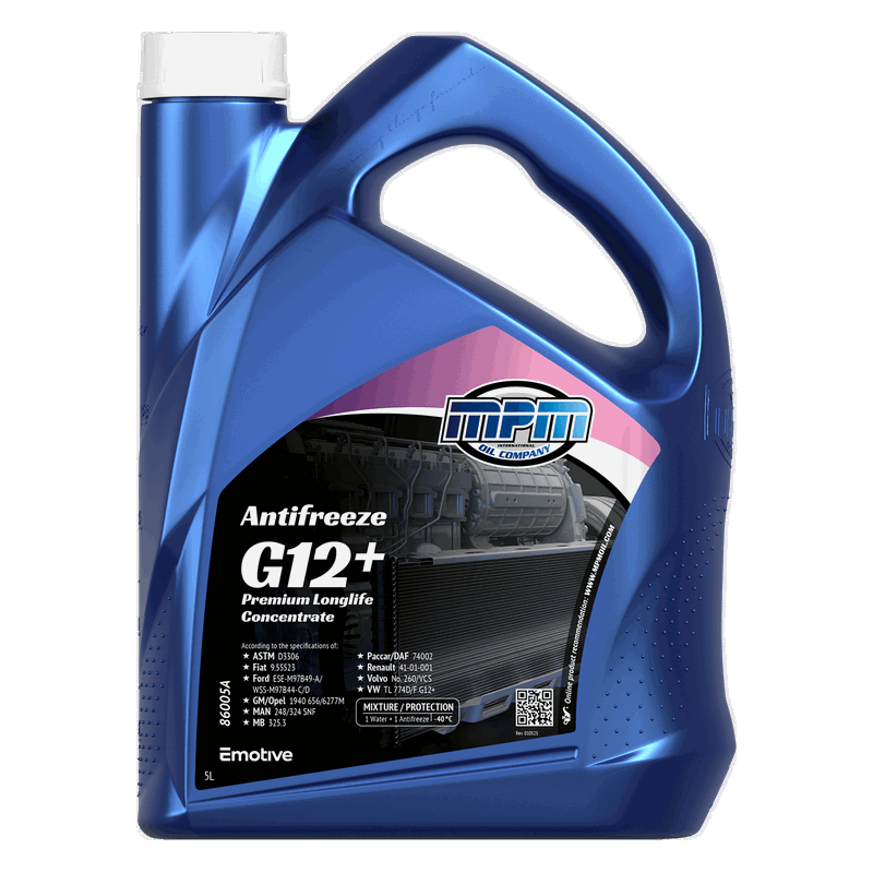 MPM Antifreeze Premium Longlife G12+ Concentrate 5L