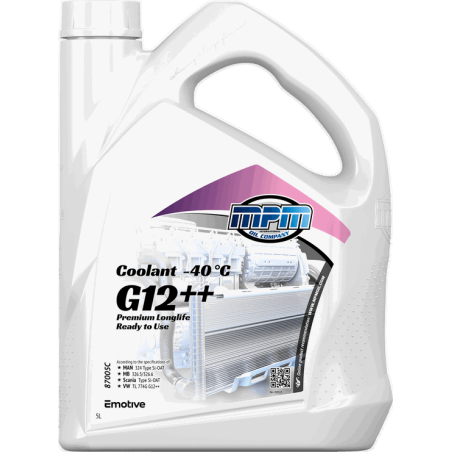 MPM Coolant Premium Longlife -40°C G12++ Ready to Use 5L