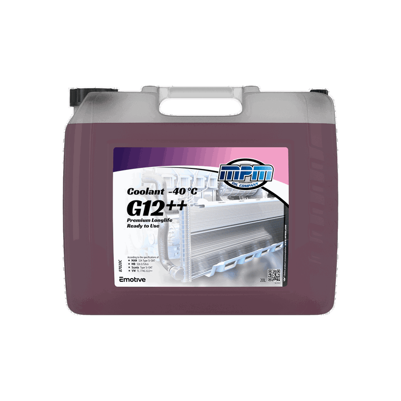 MPM Coolant Premium Longlife -40°C G12++ Ready to Use 20L