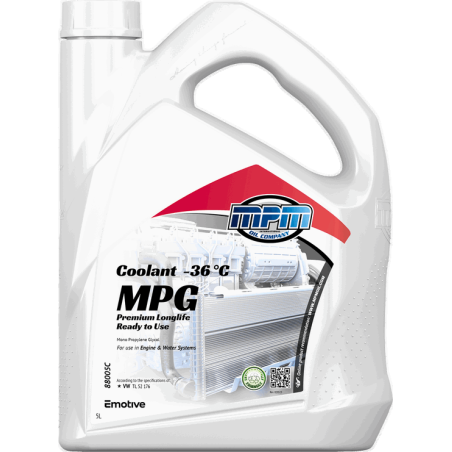 MPM Coolant MPG Ready to Use 5L