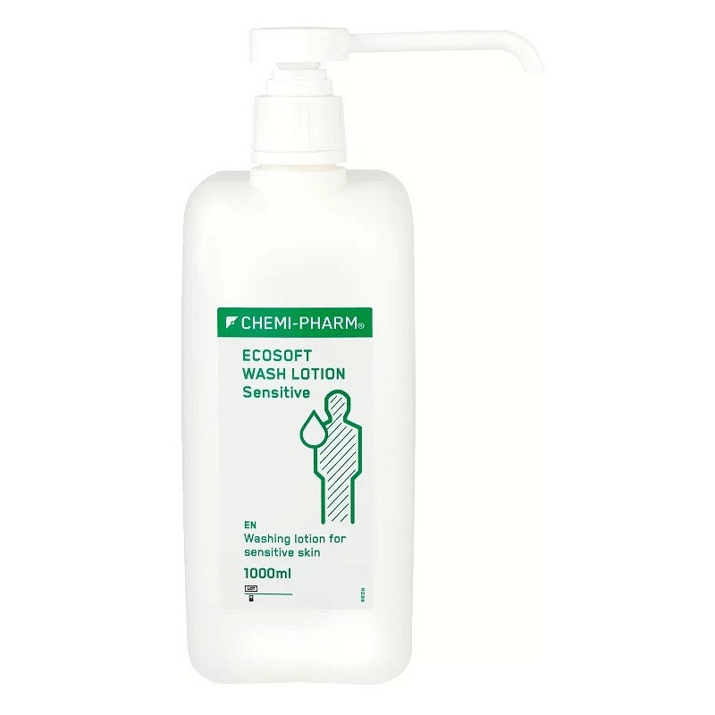 ECOSOFT WASH LOTION SENSITIVE VEDELSEEP 1L/PUMP CHEMI-PHARM