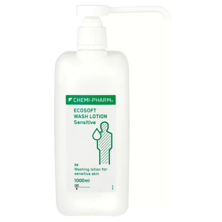ECOSOFT WASH LOTION SENSITIVE VEDELSEEP 1L/PUMP CHEMI-PHARM