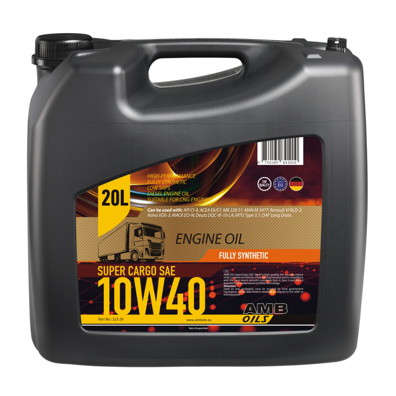 AMB Oils Super Cargo SAE 10W40 20L