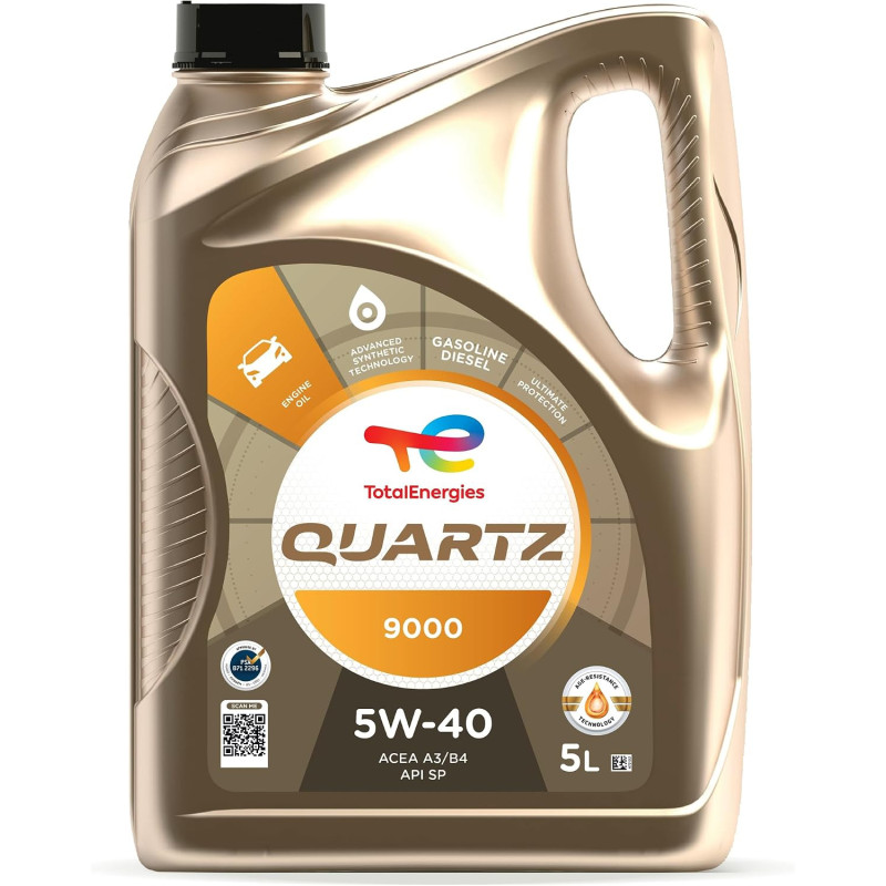 TOTAL QUARTZ 9000 5W40 5L