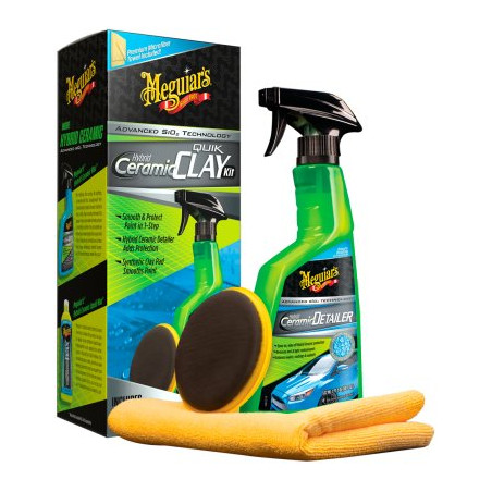 Meguiars keraamiline hooldusvahend 532ml + savipadi + mikrokiudlapp
