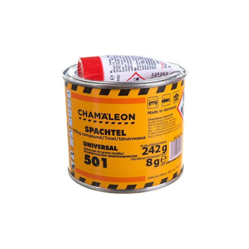 501 Polüesterpahtel 250g+kõvendi hall