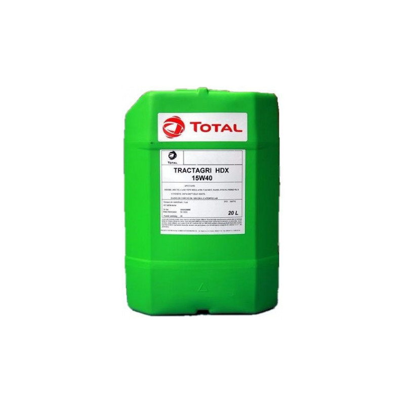 TOTAL TRACTAGRI HDX 15W40 20L