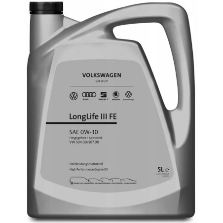 VW GROUP LONGLIFE III FE 0W30 5L