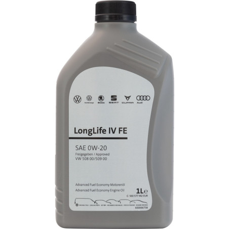 VW GROUP LONGLIFE IV FE 0W20 1L