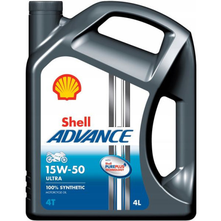 SHELL ADVANCE ULTRA 4T 15W50 4L