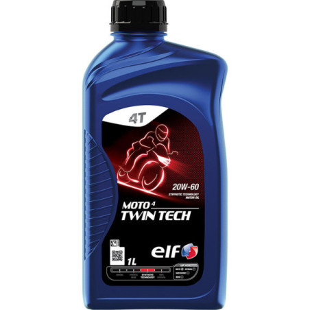 ELF MOTO 4 TWIN TECH 20W60 1L