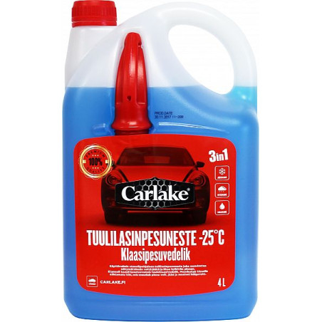 CARLAKE PREMIUM -25°C KLAASIPESU 4L (ETANOOL, KLAASIVAHA LISANDIGA) TALVINE