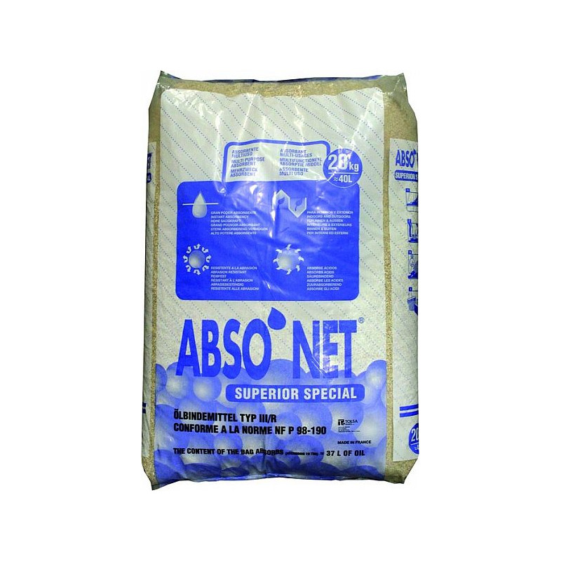 ABSORBENT 40L/20KG SUPERIOR SPECIAL 0,6-1,3MM