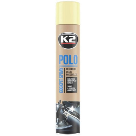 K2 POLO COCKPIT VANILLA LÄIKIV SALONGIHOOLDUSVAHEND 750ML/AE