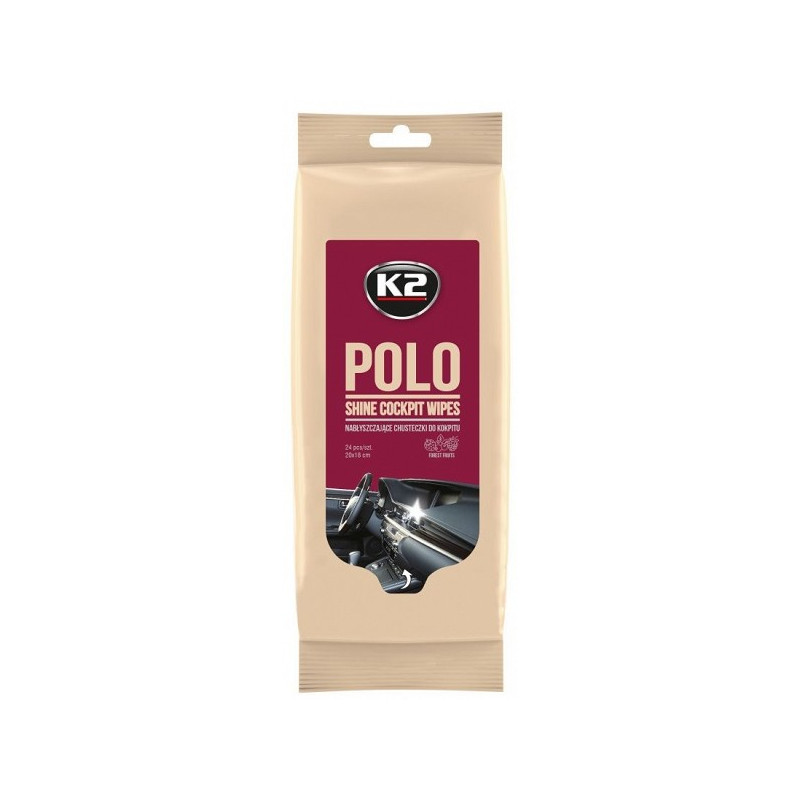 K2 POLO SHINE COCKPIT WIPES SALONGIPUHASTUSLAPID LÄIKIV 24TK