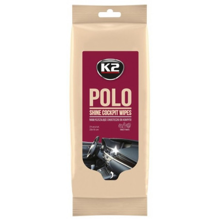 K2 POLO SHINE COCKPIT WIPES SALONGIPUHASTUSLAPID LÄIKIV 24TK