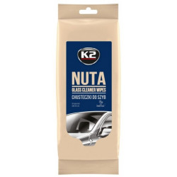 K2 NUTA GLASS CLEANER WIPES KLAASIPUHASTUSLAPID 24TK