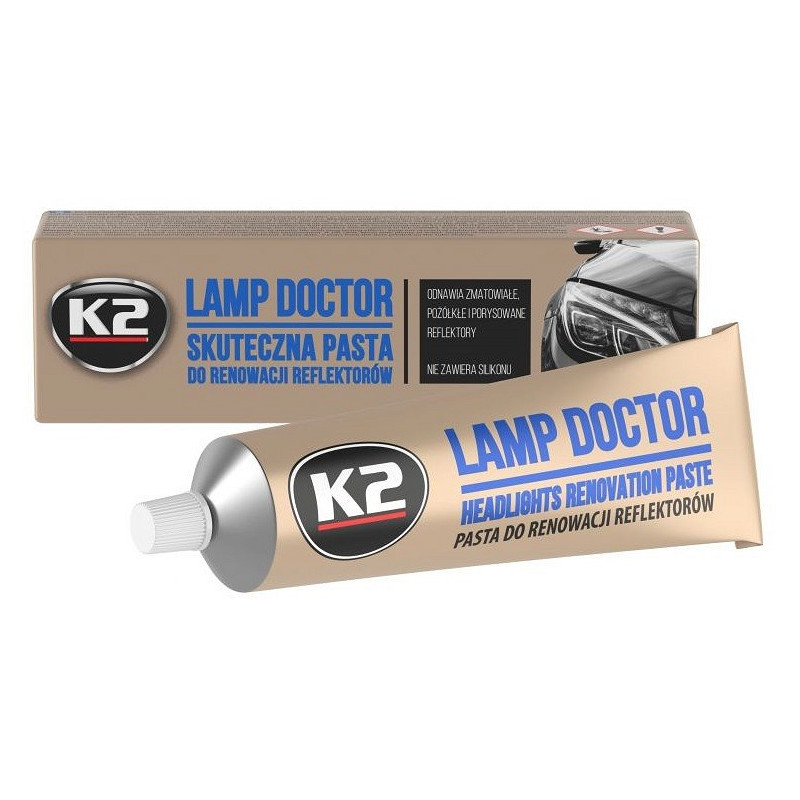 K2 LAMP DOCTOR TULEKLAASIDE POLEERIMISPASTA 60G/TUUB