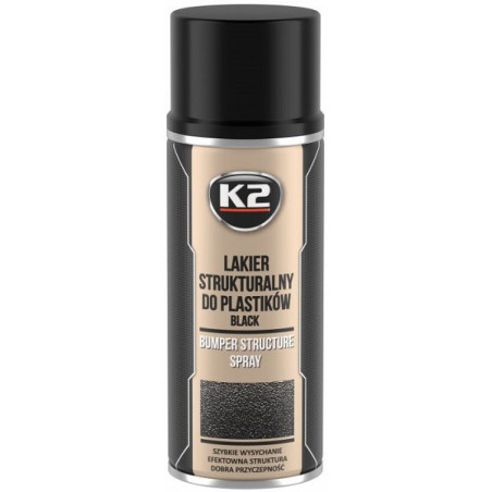 K2 BLACK BUMPER STRUCTURE BLACK MUST VÄRV 400ML/AE