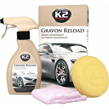 K2 GRAVON RELOAD KERAAMILINE HOOLDUS- JA KAITSEVAHA 250ML/PIHUSTI KOMPLEKT