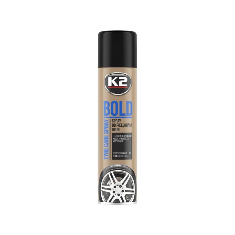 K2 BOLD REHVI HOOLDUS- JA PUHASTUSAINE / REHVILÄIGE 600ML/AE