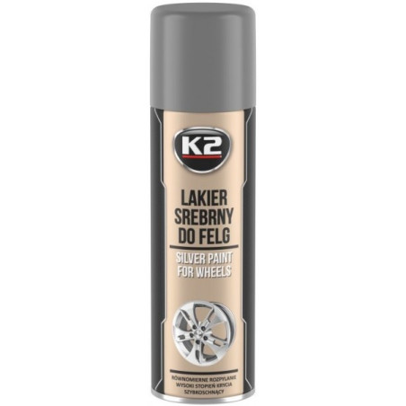 K2 SILVER LAQUER VELJE HÕBEDANE VÄRV 500ML/AE