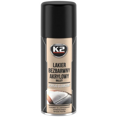 K2 ACRYLIC CLEARCOAT LÄBIPAISTEV AKRÜÜLLAKK 400ML/AE