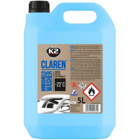 K2 CLAREN -22°C KLAASIPESU NANOOSAKESTEGA 5L (ETANOOL) TALVINE