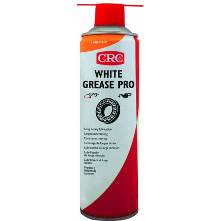 CRC WHITE GREASE PRO + PTFE VALGE MÄÄRE 500ML/AE